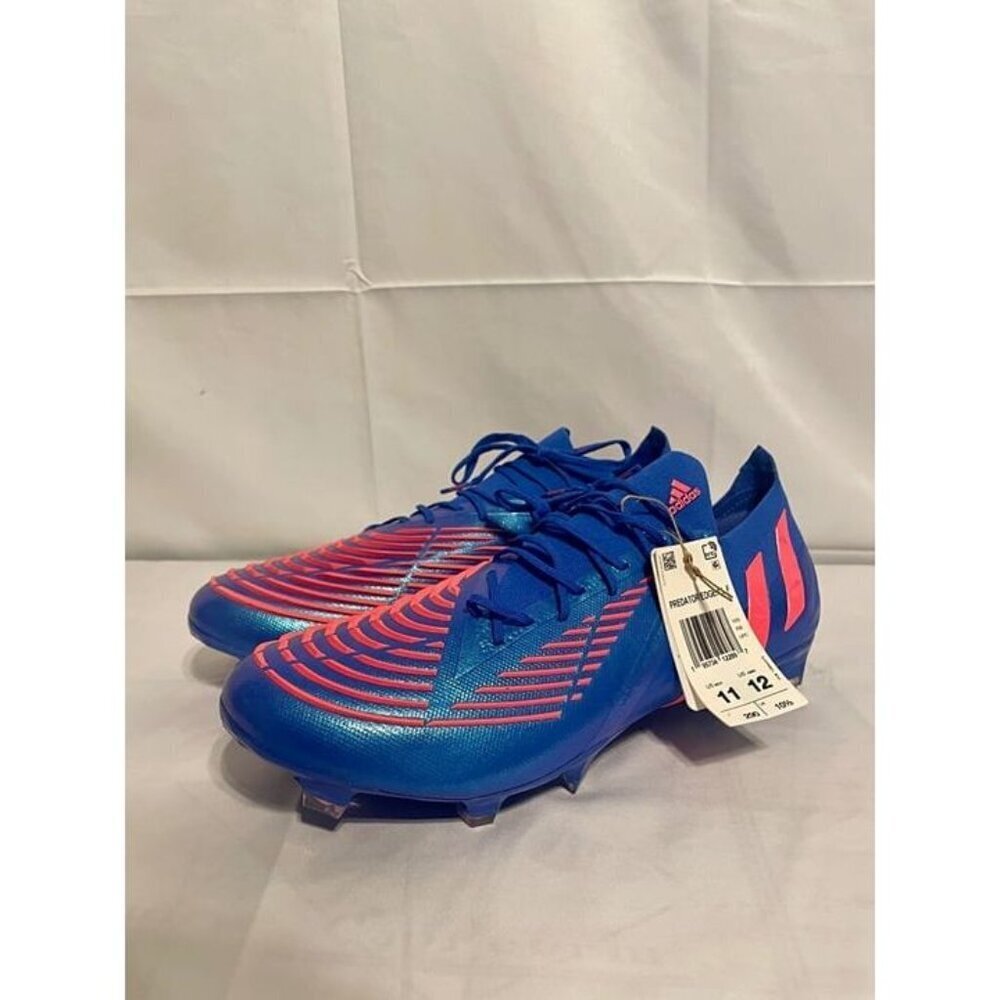 adidas Predator Edge.1 FG Blue/Pink Cleats Soccer Shoes H02954 Men 11 NEW